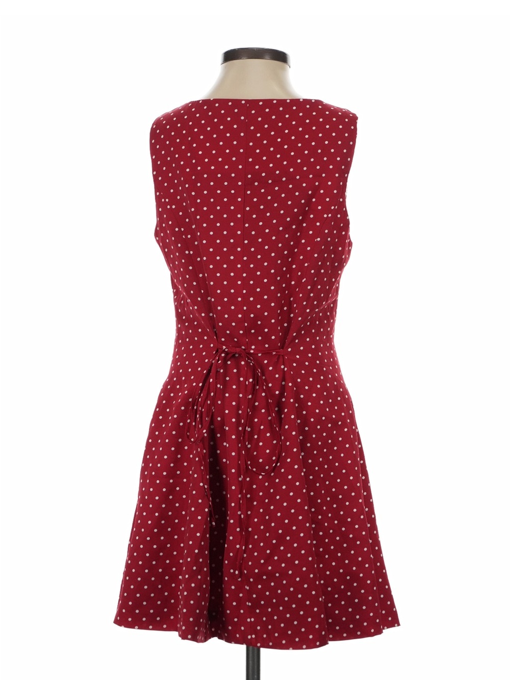 Commense Polka-Dot Sleeveless Tie-Back Dress - Size XS - Picture 10 of 15